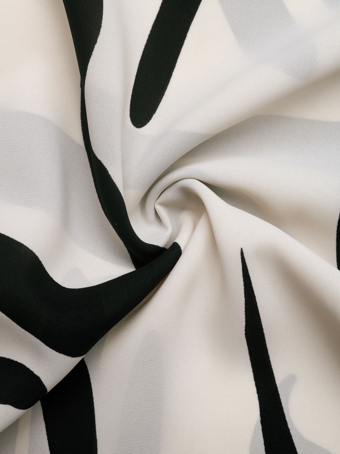 Printed Notched Half Sleeve Blouse