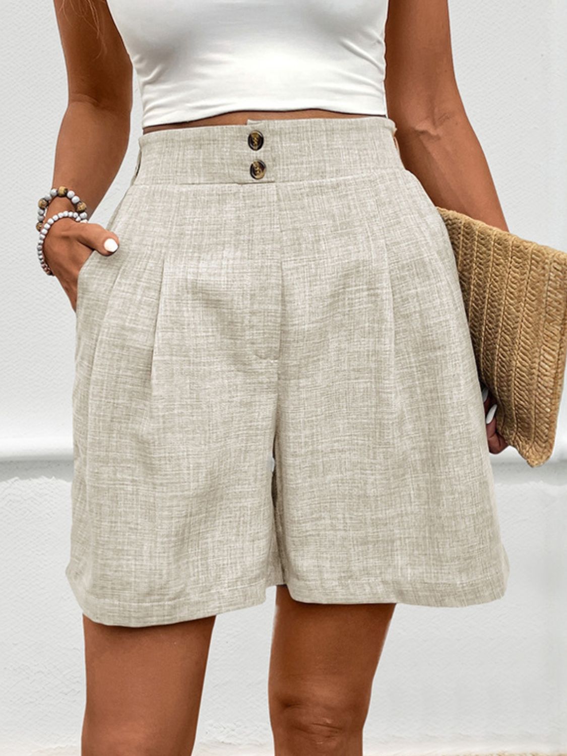 Frill Shorts with Pockets