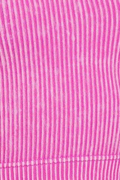 Washed Ribbed Cropped Tank