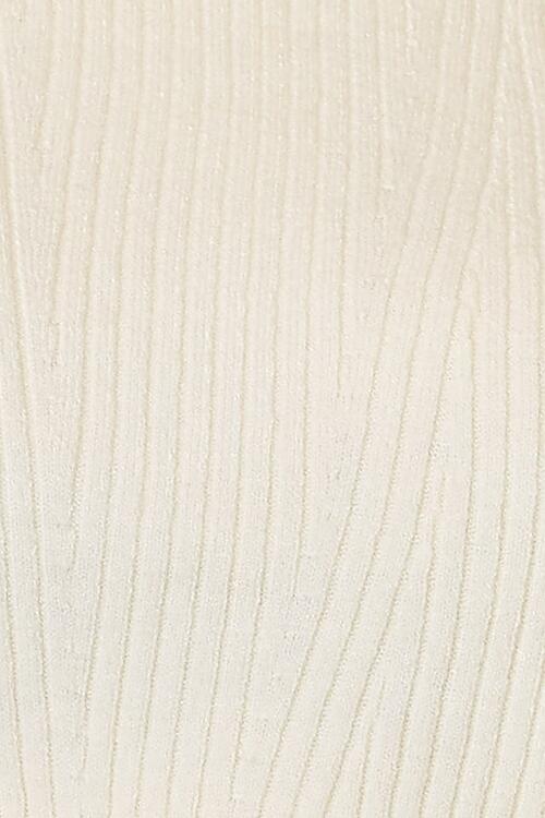 Ribbed Bow Detail Long Sleeve Turtleneck Knit Top