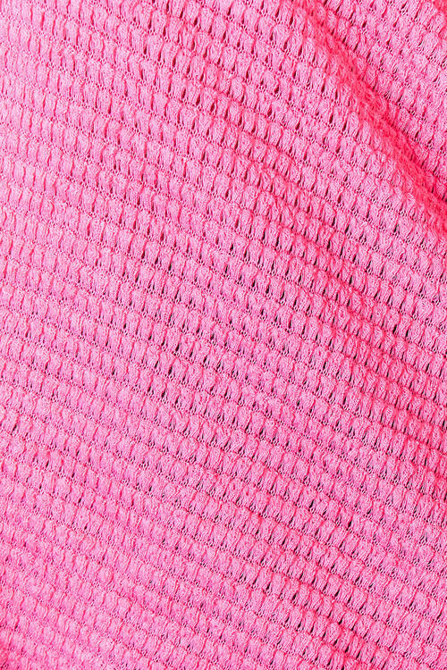 Round Neck High-Low Slit Knit Top