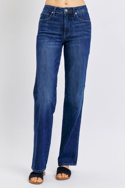 Judy Blue High Waist Tummy Control Straight Jeans