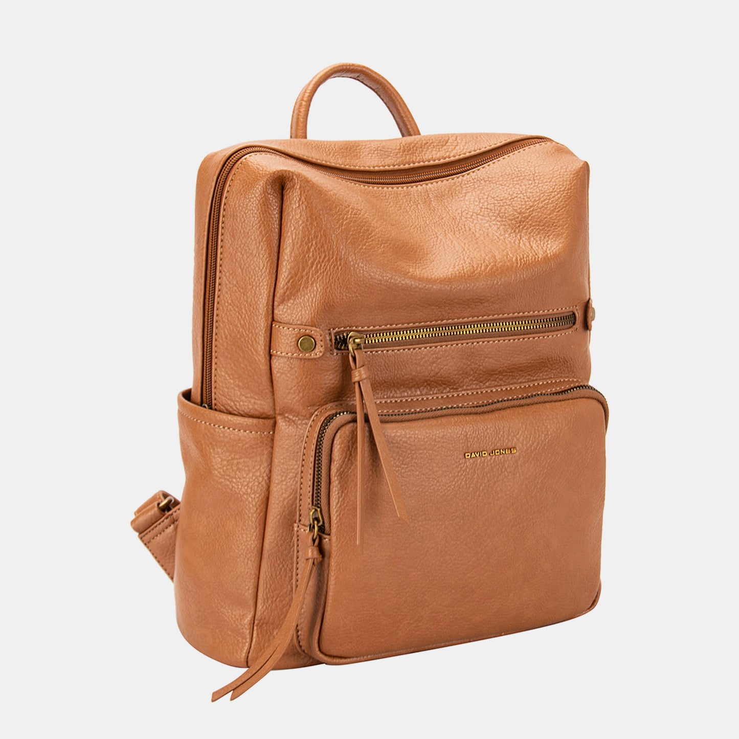 David Jones PU Leather Backpack Bag