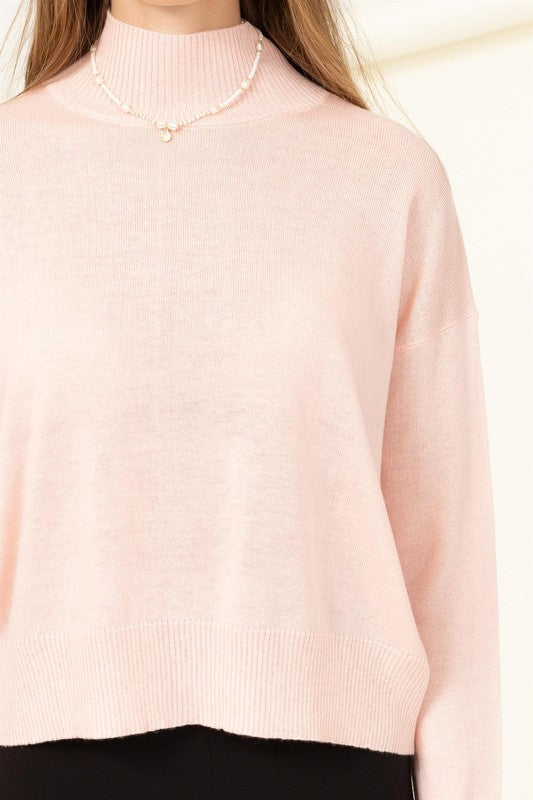 Warm Personality High-Neckline Sweater