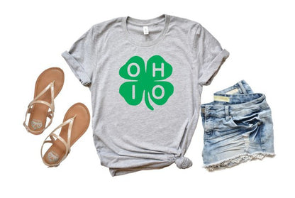 Ohio Shamrock Boutique Tee