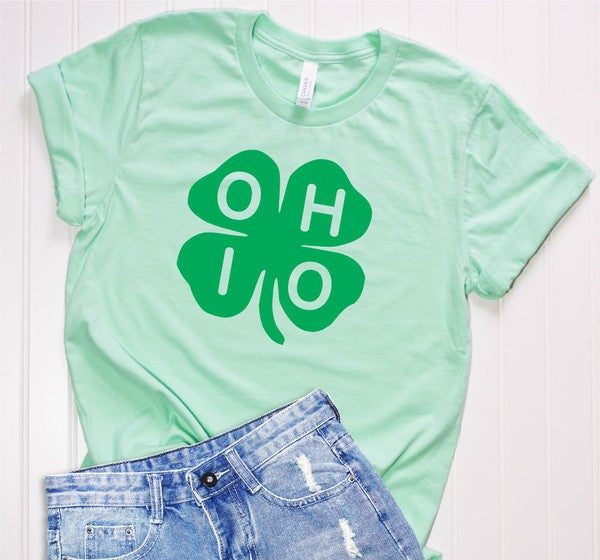 Ohio Shamrock Boutique Tee