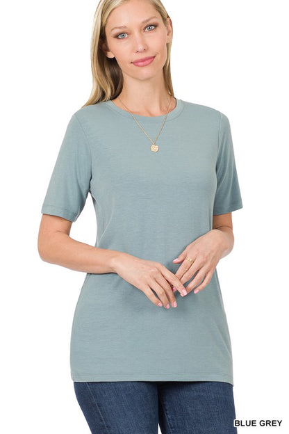 SHORT SLEEVE ROUND NECK TEE