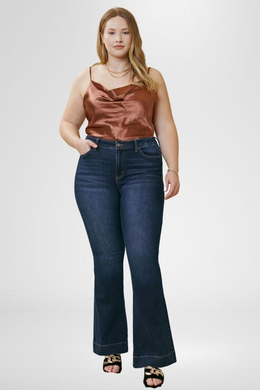 Kan Can USA High Rise Flare Jeans