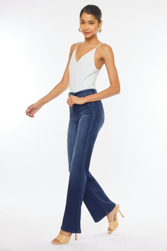 Kan Can USA High Rise Slim Flare Jeans