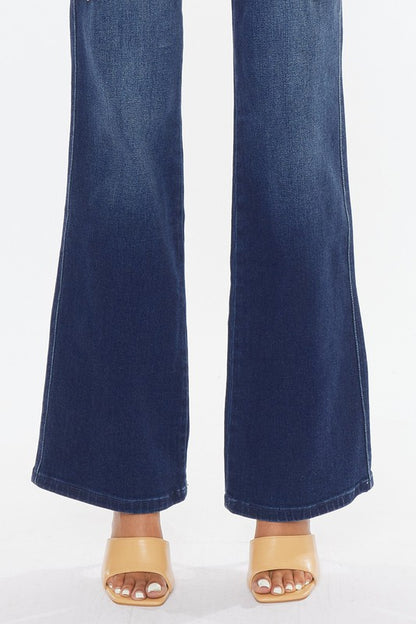 Kan Can USA High Rise Slim Flare Jeans