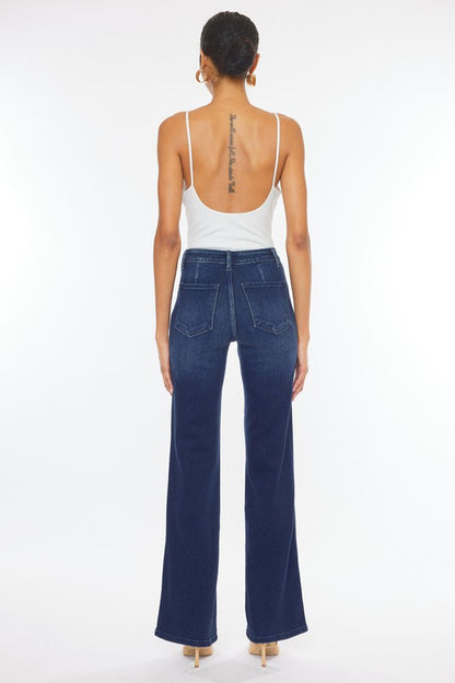 Kan Can USA High Rise Slim Flare Jeans