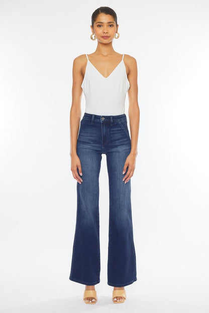 Kan Can USA High Rise Slim Flare Jeans