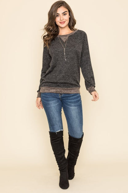 Raglan Two Tone Tunic