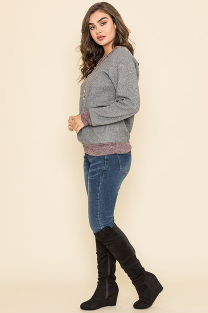 Raglan Two Tone Tunic