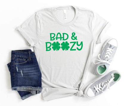 Bad and Boozy Crew Neck Tee