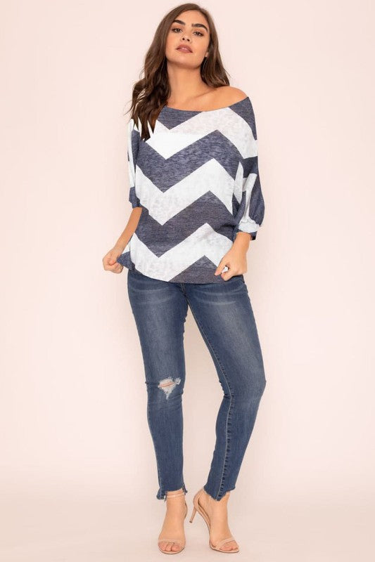 Chevron Dolan Tunic