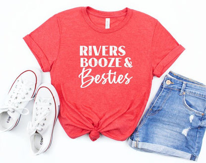 Rivers Booze and Besties Graphic Tee