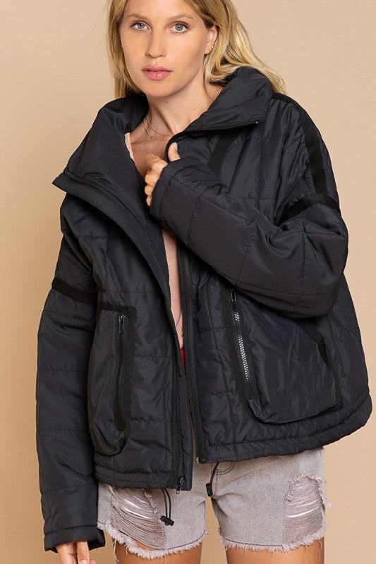 SMJ147  Quilted Jacket