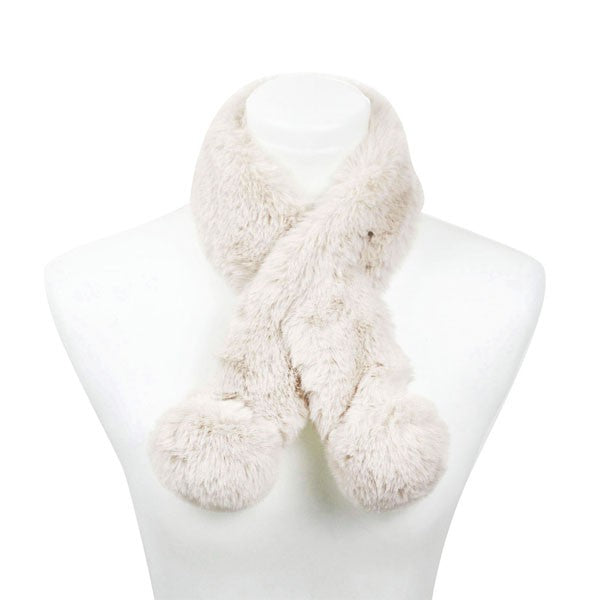 FAUX FUR WARM SCARF