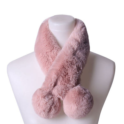 FAUX FUR WARM SCARF