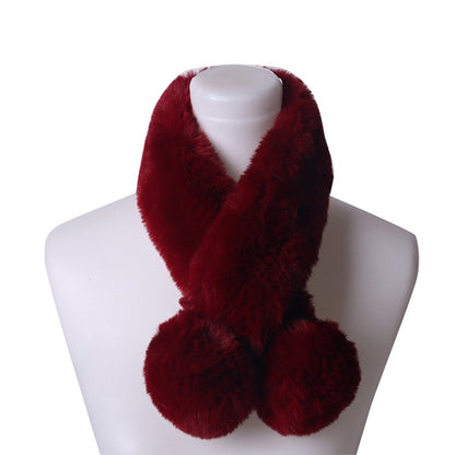 FAUX FUR WARM SCARF