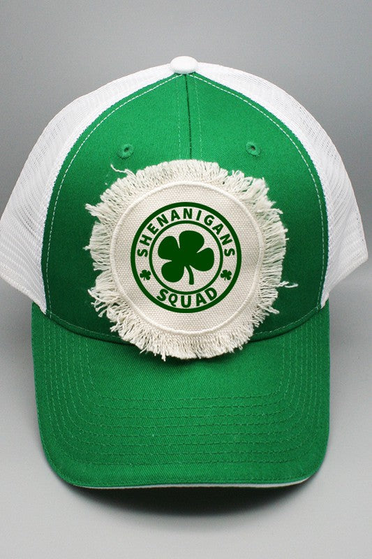 Shenanigan Squad St Paddys Trucker Hat