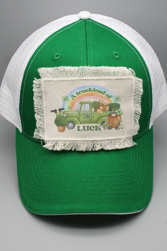 Truckload of Luck St Patrick's Trucker Hat