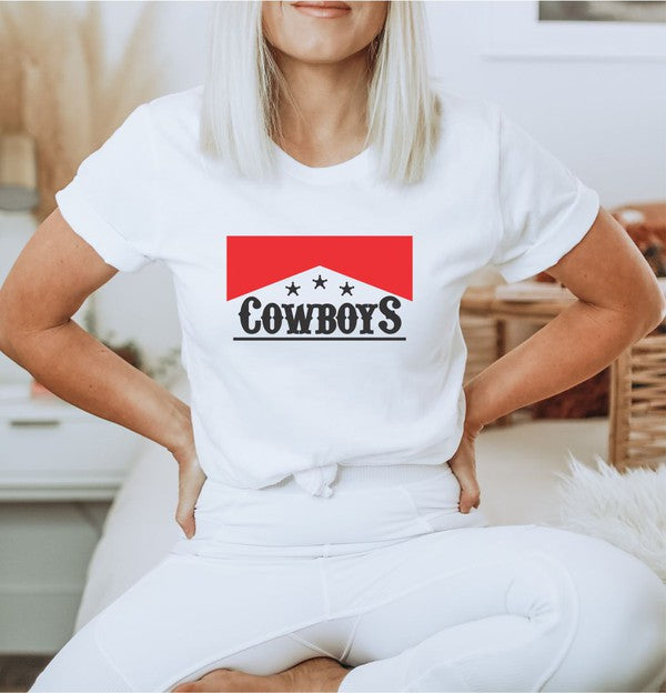 Cowboys Red Design Softstyle Tee