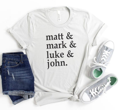 Matt, Mark, Luke & John Short Sleeve Crew Neck Tee