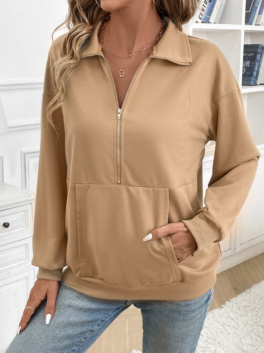 Kangaroo Pocket Long Sleeve Sweatshirt