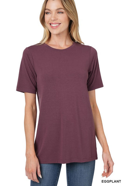 SHORT SLEEVE ROUND NECK TEE