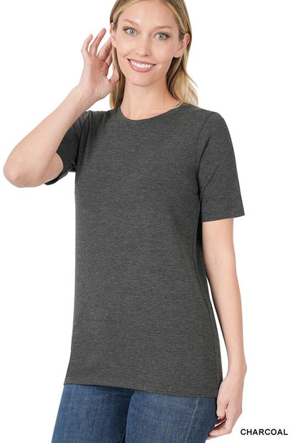 SHORT SLEEVE ROUND NECK TEE