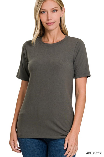 SHORT SLEEVE ROUND NECK TEE