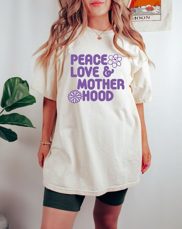 Peace Love Motherhood Graphic Tee