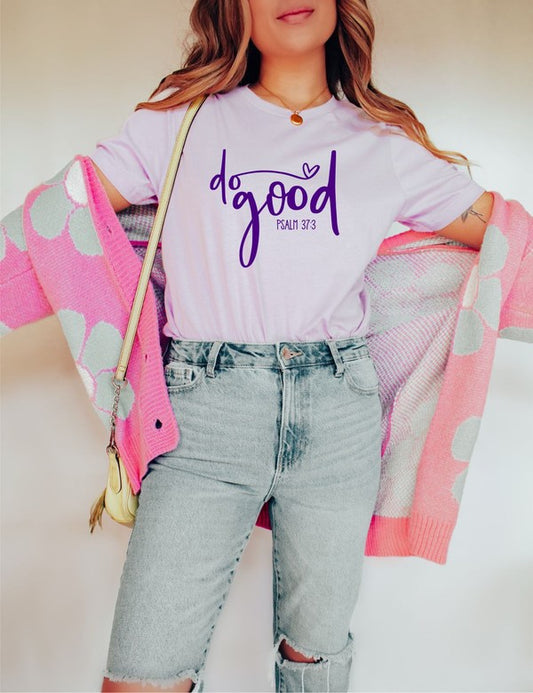 Do Good Psalm Crew Neck Tee