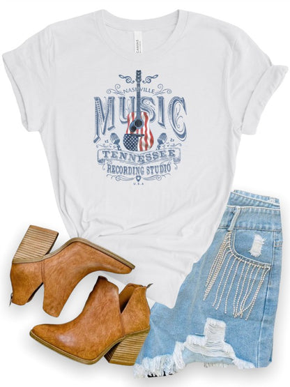 Nashville Music Recording Studio Tee