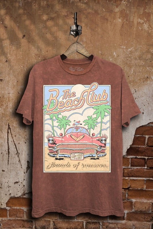 The Beach Club Car Graphic Top