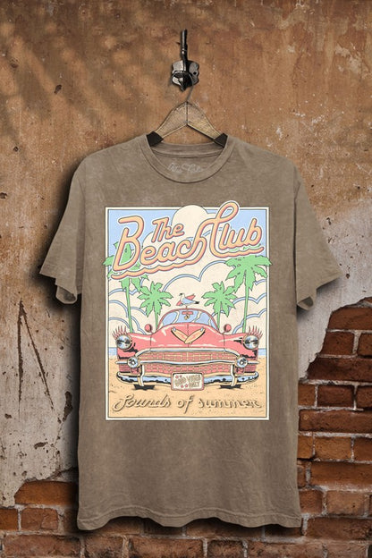 The Beach Club Car Graphic Top