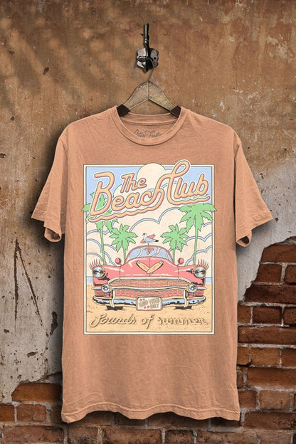 The Beach Club Car Graphic Top