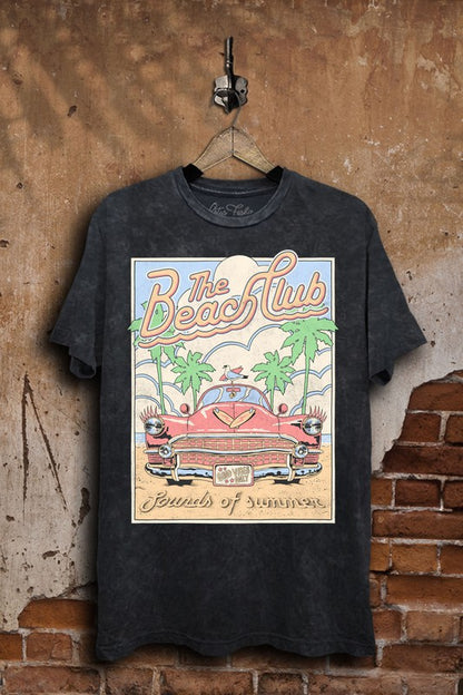 The Beach Club Car Graphic Top