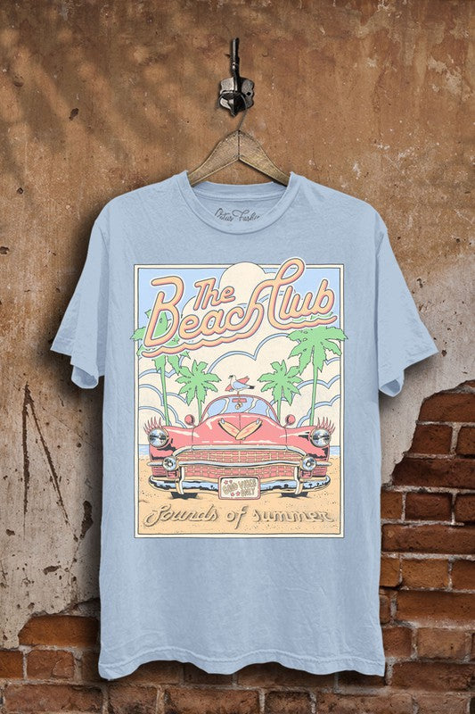 The Beach Club Car Graphic Top