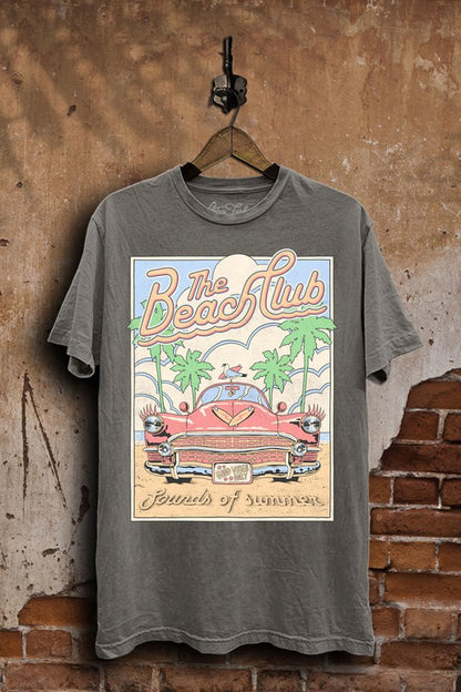 The Beach Club Car Graphic Top