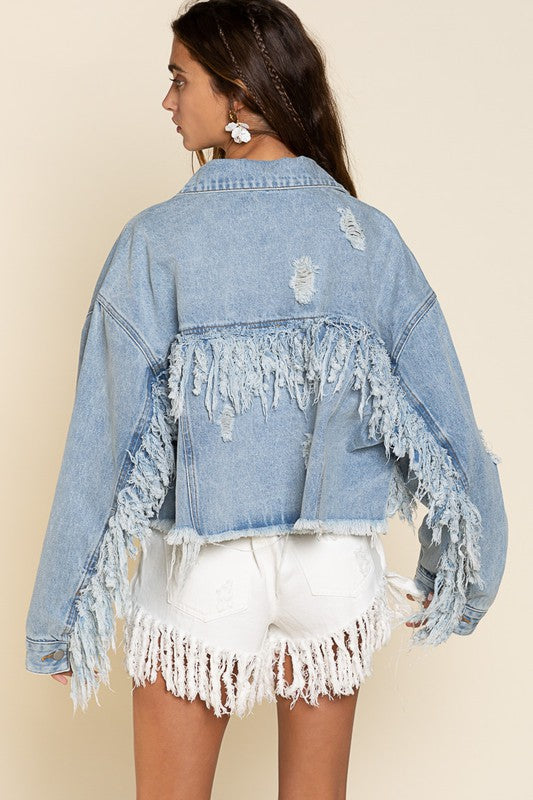 PLUS DENIM JACKET