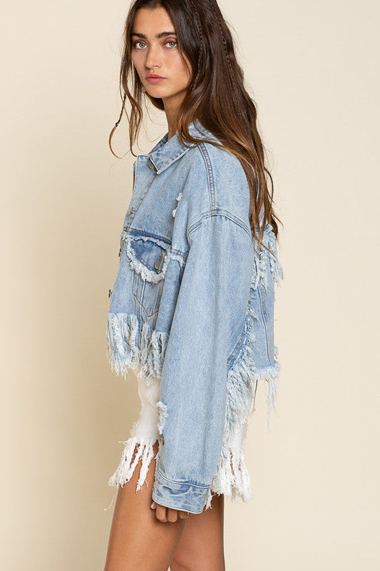 PLUS DENIM JACKET