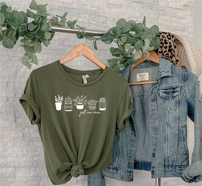 Just One More Succulents Graphic Softstyle Tee