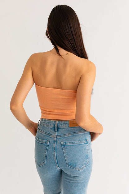 TWIST TUBE CROP TOP