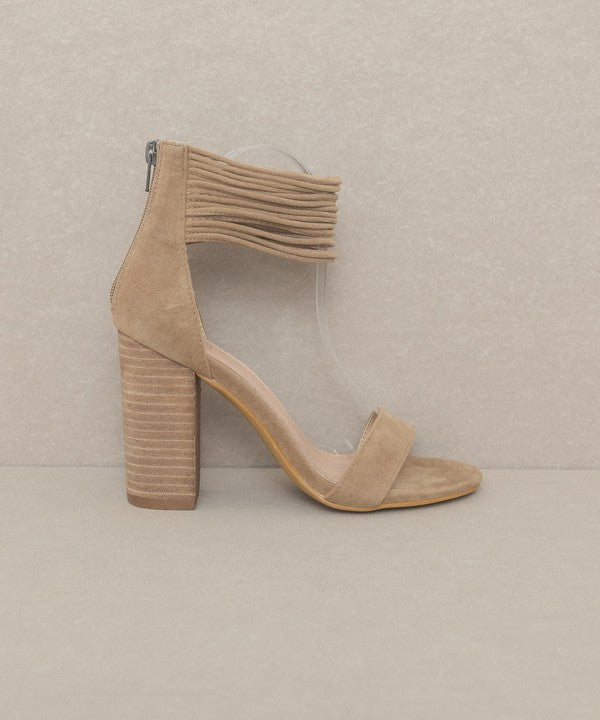 Strappy Ankle Wrapped Heel