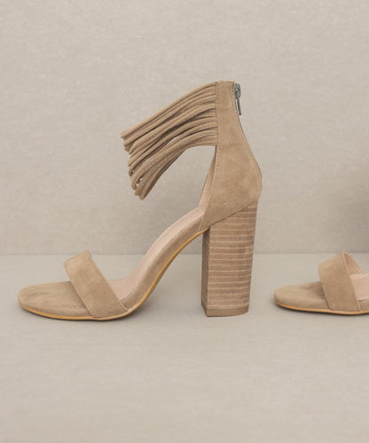 Strappy Ankle Wrapped Heel