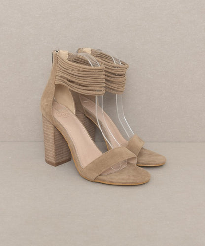 Strappy Ankle Wrapped Heel