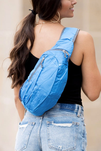 Nylon Packable Sling Bag